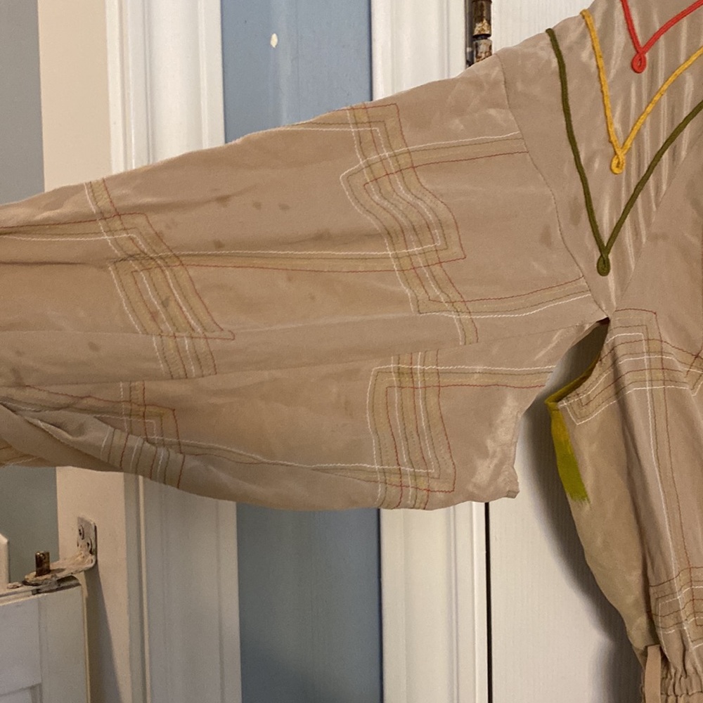 Extremely RARE Sample Sale Rasta Rainbow L.A.M.B. Silk Dress - Picture 3 of 13